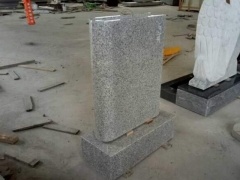 custom grafsteen zilvergrijs graniet markers
