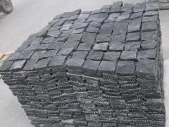 Absolute Black Granite Cubes Driveway Pavers