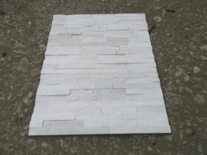 Witte kwartsietcultuur stenen muurpanelen
