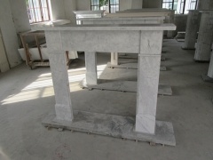 Carrara White Fireplace Mantel