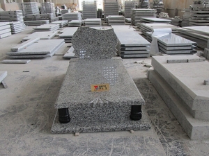 zwaangrijs graniet eenvoudige grafplaten grafstenen