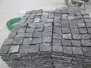 shanxi zwart graniet natuurlijke kubussen geplaveide stoep