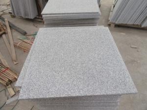 g603 witte en grijze granieten gevlamde straatstenen