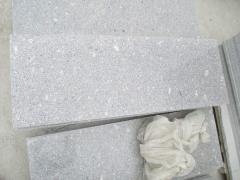 Rushan Grey Granite Pearl Flower Stairs Slab Steps