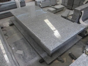 G623 Grey Granite Cemetery Grafsteen Westerse Stijl
