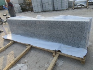 Hoog gepolijste Dalian G655 witte granieten aanrecht in de keuken