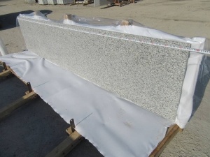 Hoog gepolijste Dalian G655 witte granieten aanrecht in de keuken