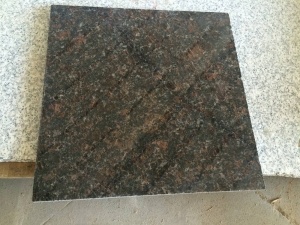 Tan bruin granieten tegels gepolijst oppervlak vloerbedekking