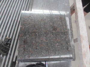 Tan bruin granieten tegels gepolijst oppervlak vloerbedekking