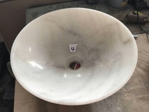 Guangxi White Marble Round Sink standaardafmetingen