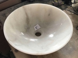 Guangxi White Marble Round Sink standaardafmetingen