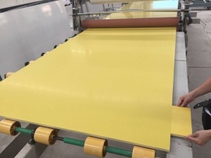 Zuiver geel Kunstmatige Quartz Stone Counter Tops Slabs
