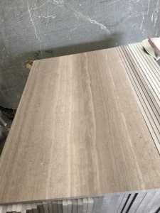 China Nieuwe houten grijze tegels van ader marmeren platen