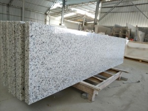 China Bala Flower White Granite Slab Tile voor Project