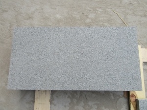 Nieuwe donkergrijze graniet G654 tegel gevlamde grijze straatstenen
