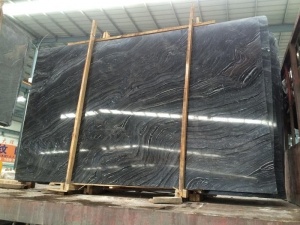 Chinese zebra zwarte oude houten marmer gepolijst grote platen