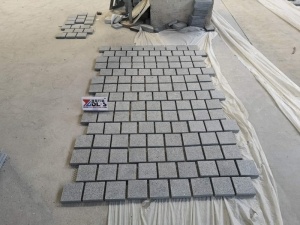 china donkergrijs G654 granieten kubus steen