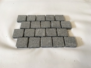 china donkergrijs G654 granieten kubus steen