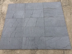hainan zwarte basalt lavasteen ruwe tegels